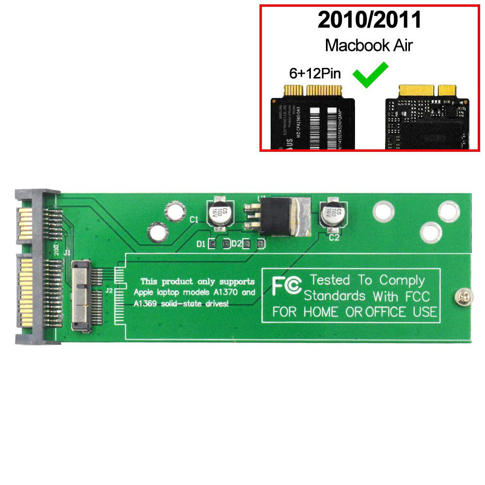 SSD to SATA or USB Adapter Card, HDD Hard Disk Drive Converter Support Model A1369 A1370 SSD to SATA or USB Adapter Card, HDD Hard Disk Drive Converter Support Model A1369 A1370